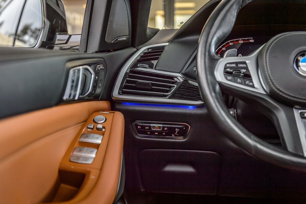 2020 BMW X7 X7 40i xDRIVE M SPORT WHITE ON BROWN NAV PANO ROOF BACKUP CAM - 22977052 - 26