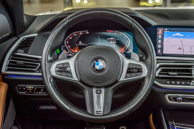 2020 BMW X7 X7 40i xDRIVE M SPORT WHITE ON BROWN NAV PANO ROOF BACKUP CAM - 22977052 - 27