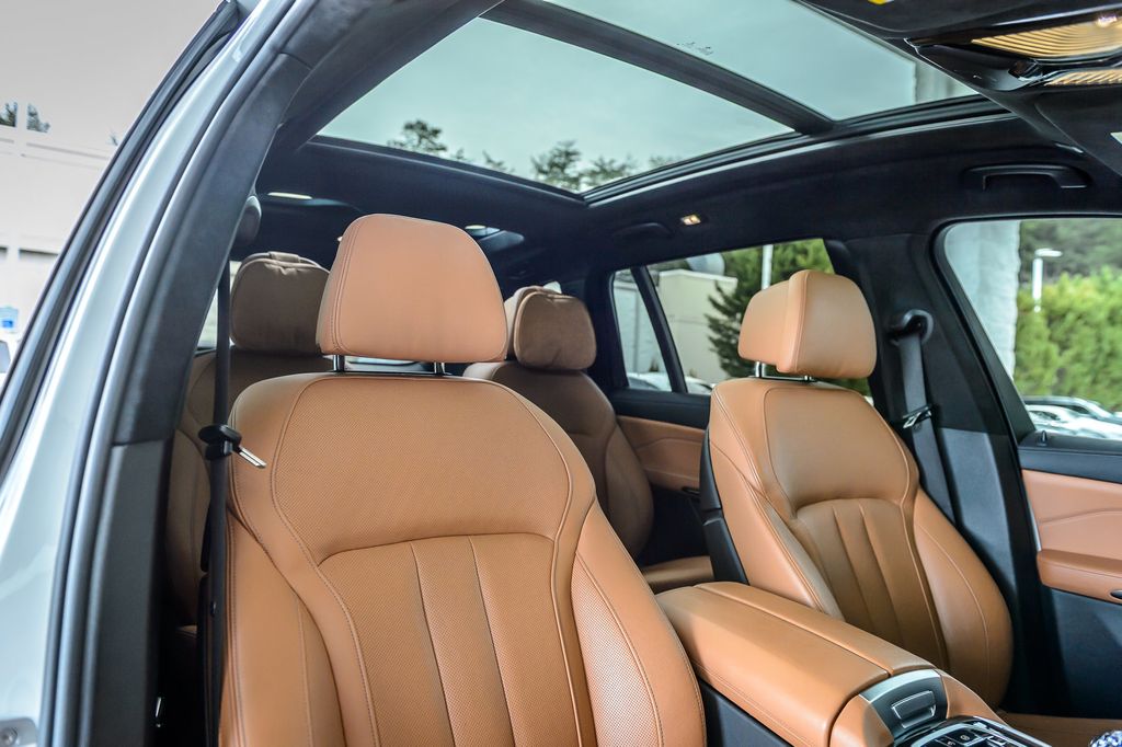 2020 BMW X7 X7 40i xDRIVE M SPORT WHITE ON BROWN NAV PANO ROOF BACKUP CAM - 22977052 - 36