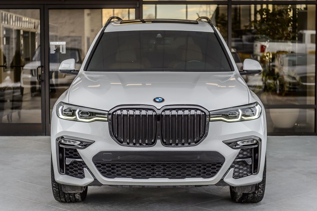 2020 BMW X7 X7 40i xDRIVE M SPORT WHITE ON BROWN NAV PANO ROOF BACKUP CAM - 22977052 - 4