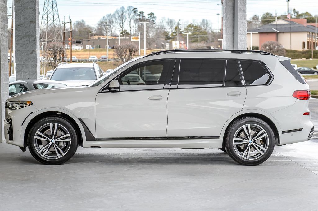 2020 BMW X7 X7 40i xDRIVE M SPORT WHITE ON BROWN NAV PANO ROOF BACKUP CAM - 22977052 - 57