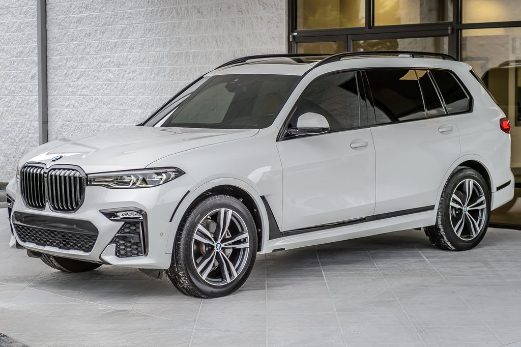 2020 BMW X7 X7 40i xDRIVE M SPORT WHITE ON BROWN NAV PANO ROOF BACKUP CAM - 22977052 - 5