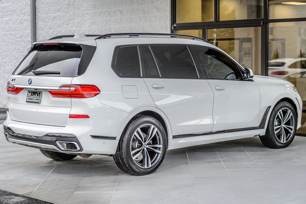 2020 BMW X7 X7 40i xDRIVE M SPORT WHITE ON BROWN NAV PANO ROOF BACKUP CAM - 22977052 - 8