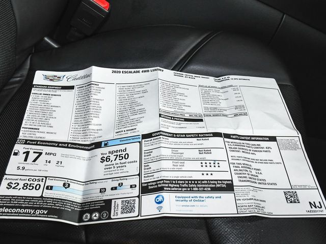 2020 Cadillac Escalade Luxury - 23065001 - 62