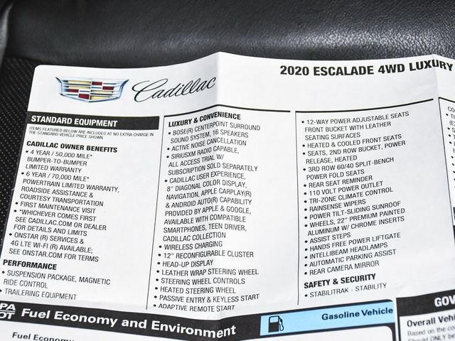 2020 Cadillac Escalade Luxury - 23065001 - 63