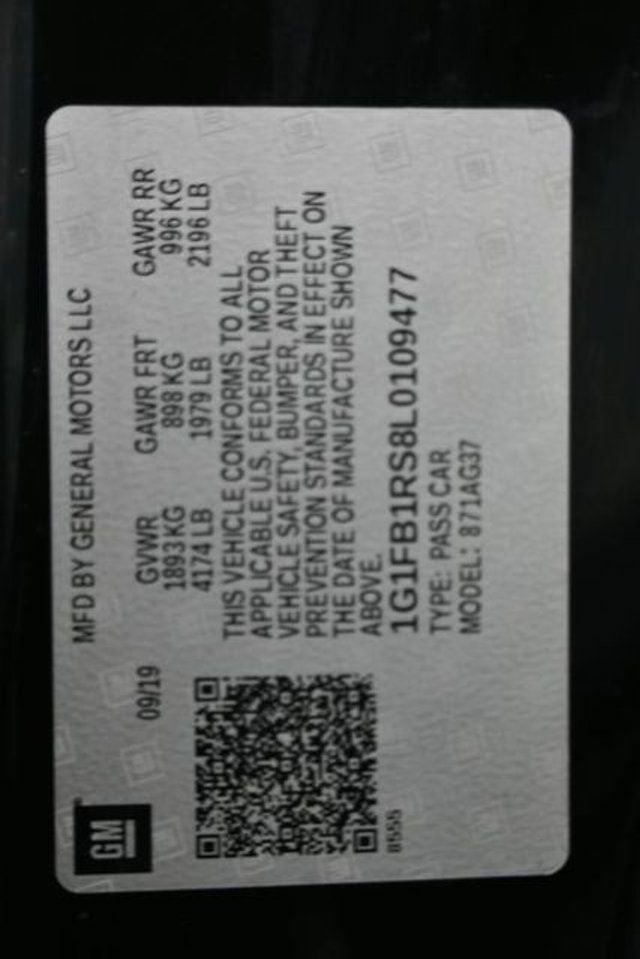 2020 Chevrolet Camaro 2dr Coupe 1LT - 22971961 - 8