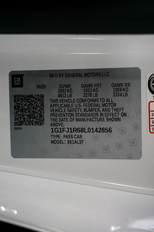 2020 Chevrolet Camaro *ZL1 1LE Extreme Track Package* *6-Speed Manual* - 22853589 - 19