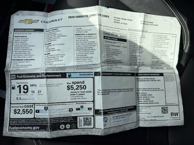 2020 Chevrolet Corvette 2dr Stingray Convertible Z51 w/3LT - 23093955 - 38