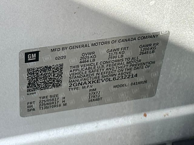 2020 Chevrolet Equinox FWD 4dr LT w/1LT - 22939102 - 21