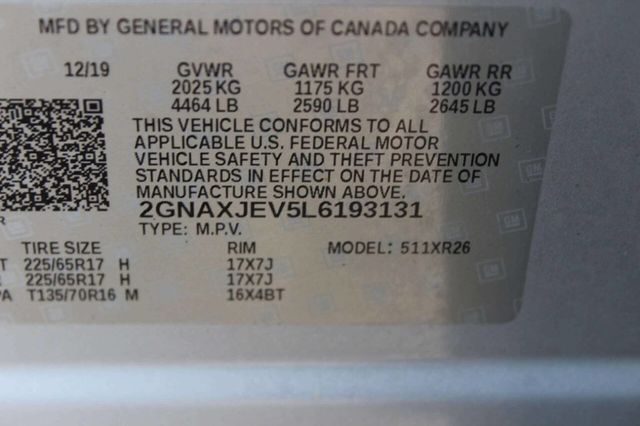 2020 Chevrolet Equinox FWD 4dr LT w/2FL - 23011266 - 8