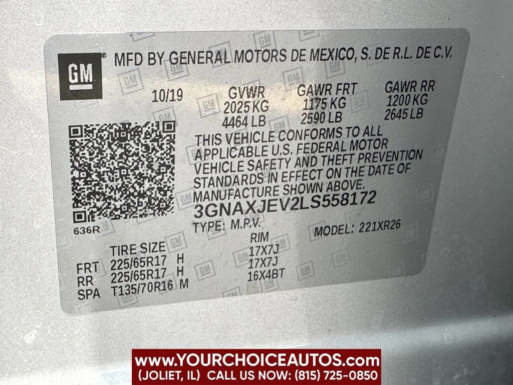 2020 Chevrolet Equinox FWD 4dr LT w/2FL - 22924332 - 19