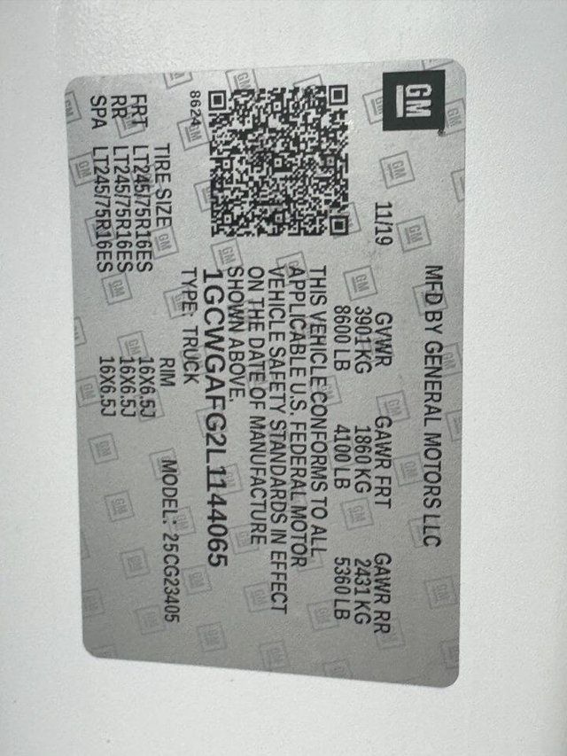 2020 Chevrolet Express Cargo Van RWD 2500 135" - 23005509 - 27