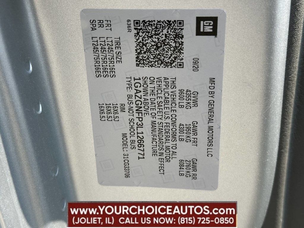 2020 Chevrolet Express Passenger RWD 3500 155" LS - 22861314 - 12