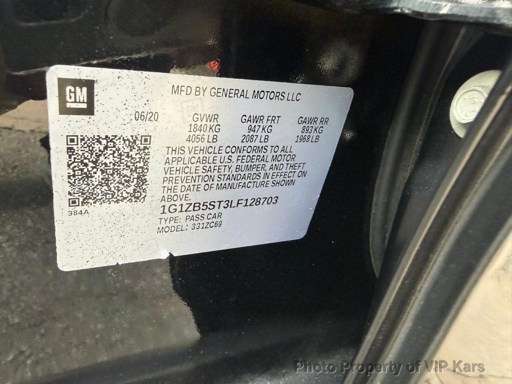 2020 Chevrolet Malibu 4dr Sedan LS w/1LS - 22922763 - 20