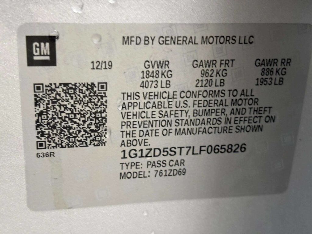 2020 Chevrolet Malibu 4dr Sedan LT - 23059037 - 34