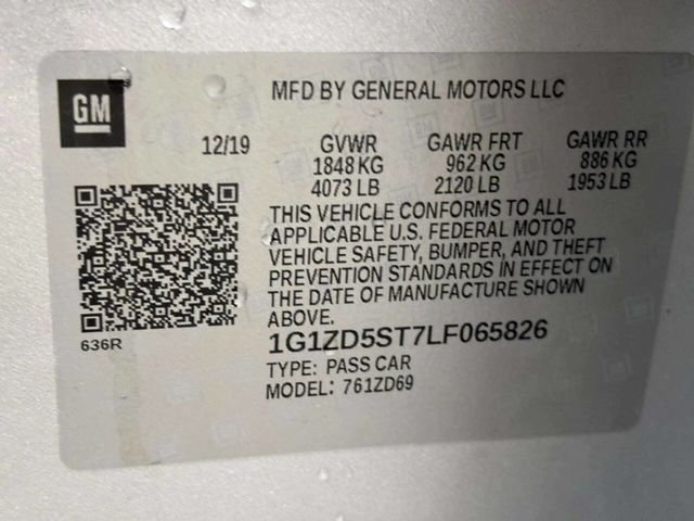 2020 Chevrolet Malibu 4dr Sedan LT - 23059037 - 34