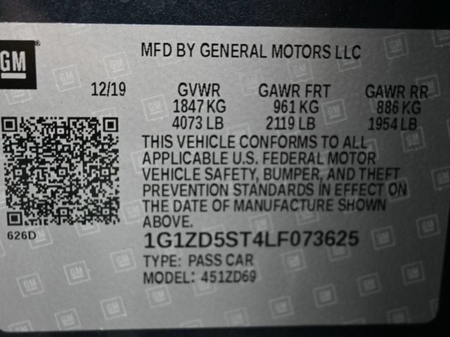 2020 Chevrolet Malibu 4dr Sedan LT - 23046907 - 5