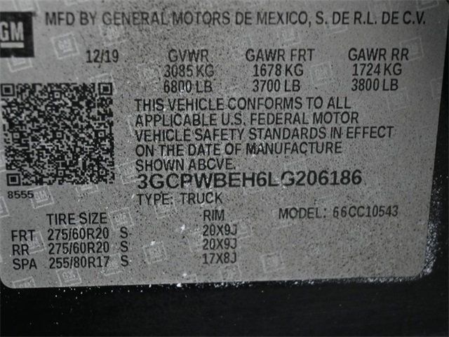 2020 Chevrolet Silverado 1500 2WD Crew Cab 147" Custom - 22960891 - 8