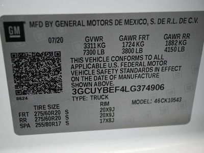 2020 Chevrolet Silverado 1500