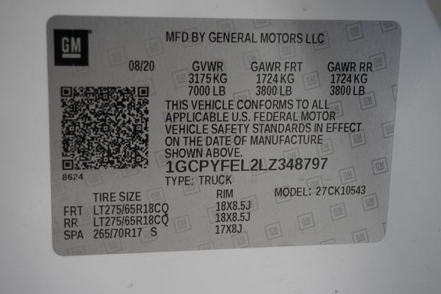 2020 Chevrolet Silverado 1500 4WD Crew Cab 147" LT Trail Boss - 22935413 - 29