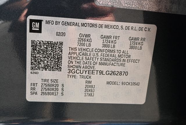 2020 Chevrolet Silverado 1500 4X4 Crew Cab RST - 22992517 - 18