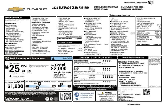 2020 Chevrolet Silverado 1500 RST All Star Edition Z71 Off-Road Pkg ReadyLIFT Suspension Lift - 22992517 - 8