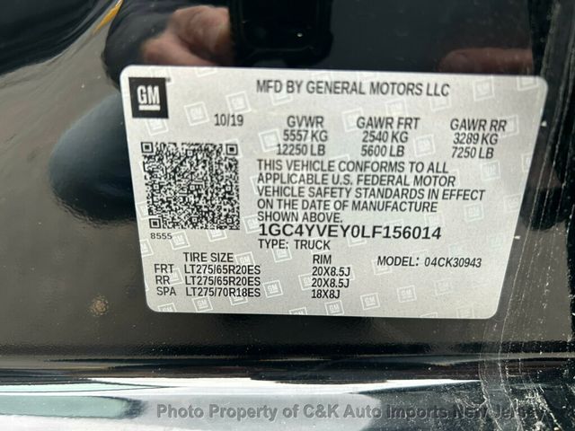 2020 Chevrolet Silverado 3500HD 4WD Crew Cab High Country,TURBO-DIESEL,Z71,DELUXE PKG,SUN ROOF - 22954121 - 69