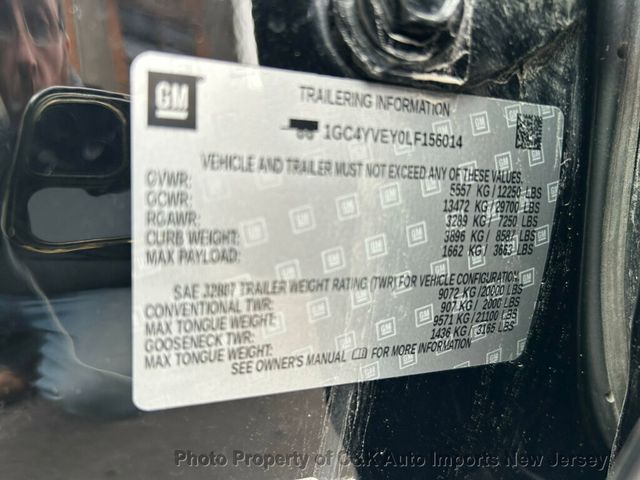 2020 Chevrolet Silverado 3500HD 4WD Crew Cab High Country,TURBO-DIESEL,Z71,DELUXE PKG,SUN ROOF - 22954121 - 70