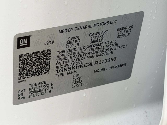2020 Chevrolet Suburban LT 4x4 4dr SUV - 23043950 - 24