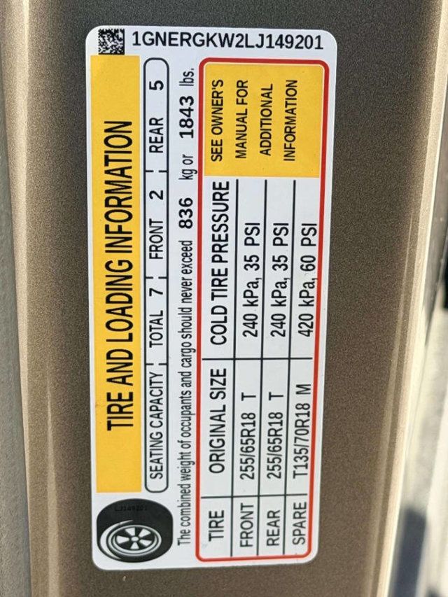 2020 Chevrolet Traverse FWD 4dr LT Cloth w/1LT - 22967309 - 25