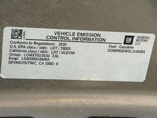 2020 Chevrolet Traverse FWD 4dr LT Cloth w/1LT - 22967309 - 37