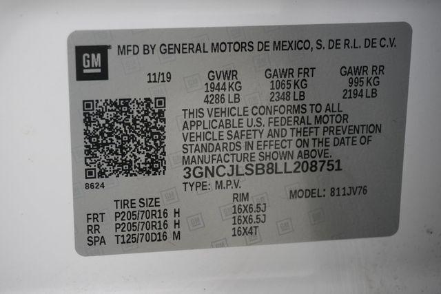2020 Chevrolet Trax FWD 4dr LT - 22932240 - 25