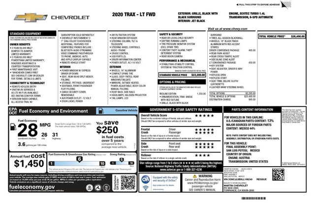 2020 Chevrolet Trax LT Red Line edition - 22998261 - 7