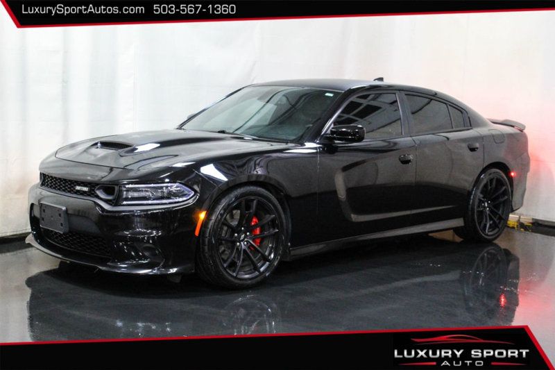 2020 Dodge Charger Scat Pack DAYTONA LOW 23,000 MILES 6.4L BLACK  - 22022847 - 0