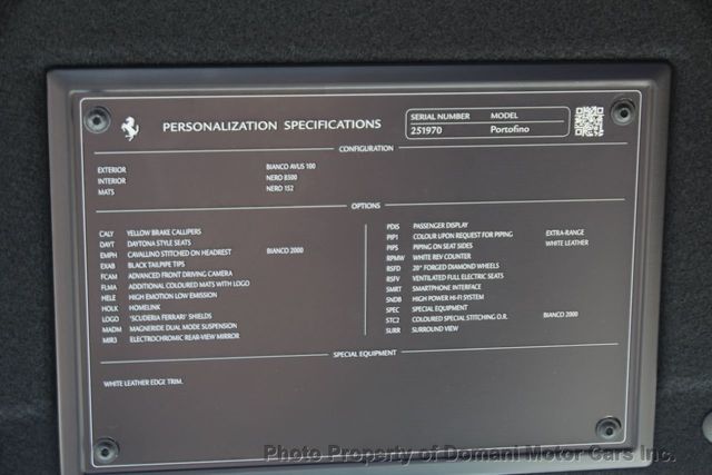 2020 Ferrari Portofino FLORIDA EXAMPLE WITH ONLY 1,650 MILES, ORIGINALLY $ 279,543 - 20758344 - 20