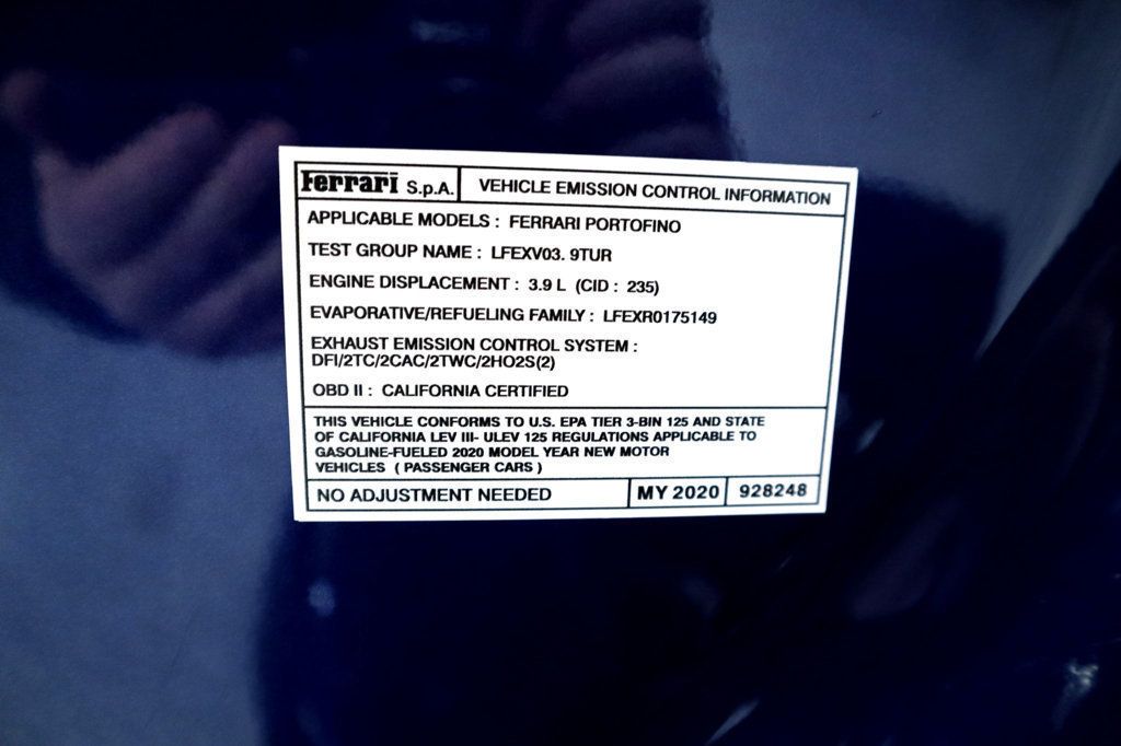 2020 Ferrari PORTOFINO TOUR de FRANCE BLU...4,972 Miles...Exceptional - 22774855 - 38