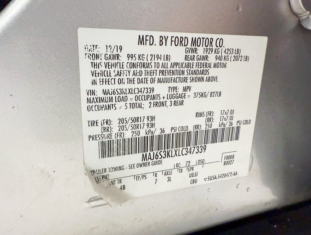 2020 Ford EcoSport Titanium 4WD - 22905515 - 43