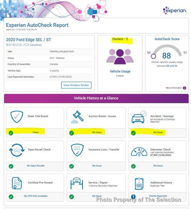 2020 Ford Edge SEL AWD W/ HEATED SEATS & APPLE CARPLAY - 22963070 - 4