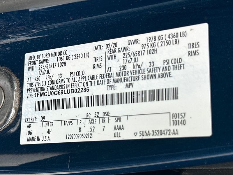 2020 Ford Escape SE FWD - 23008507 - 21