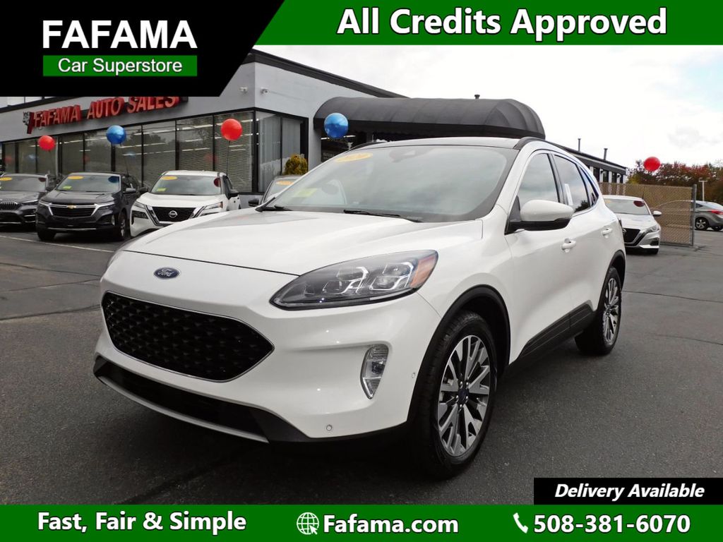 2020 Used Ford Escape Titanium AWD at Fafama Auto Sales Serving Boston,  Milford, Framingham, IID 22141583