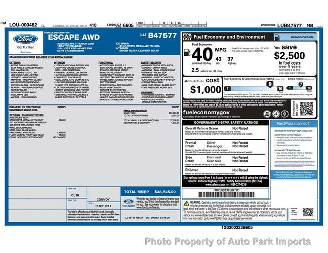 2020 Ford Escape Titanium - Photo 2