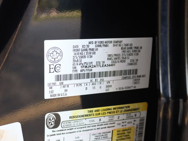 2020 Ford Expedition Max Limited 4x4 8-Passenger - 23070449 - 37