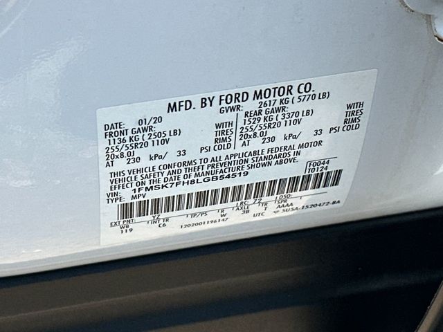 2020 Ford Explorer Limited - 23029692 - 22