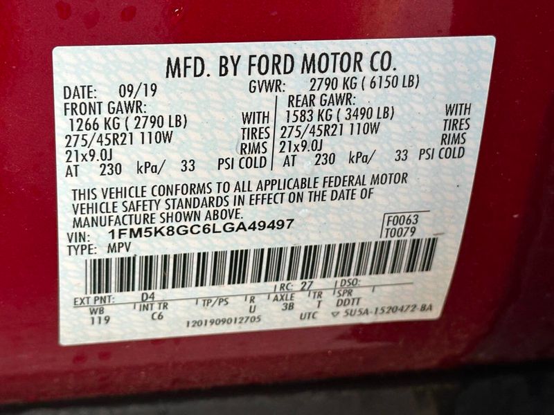 2020 Ford Explorer ST 4WD - 22916514 - 19