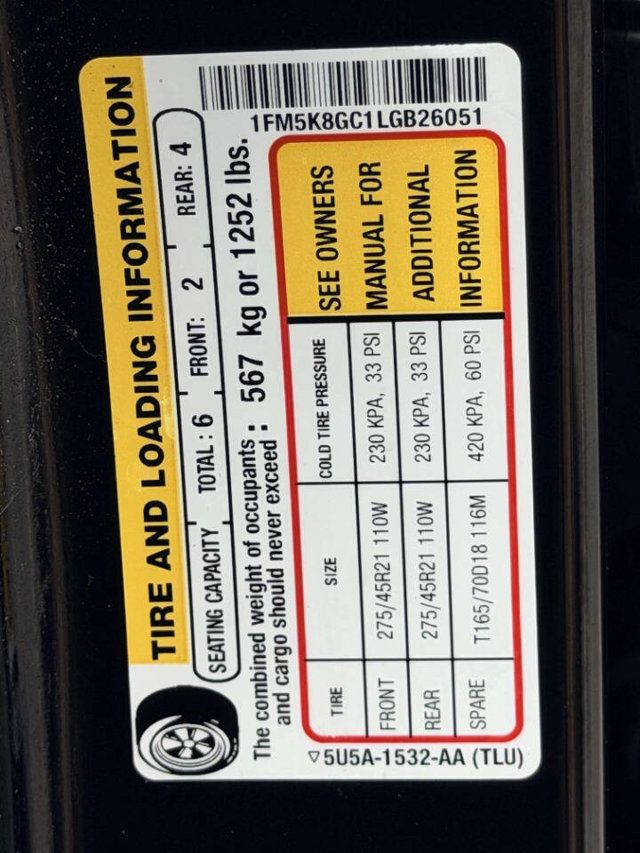 2020 Ford Explorer ST 4WD - 23038123 - 21