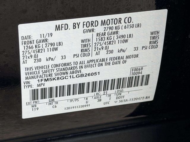 2020 Ford Explorer ST 4WD - 23038123 - 22