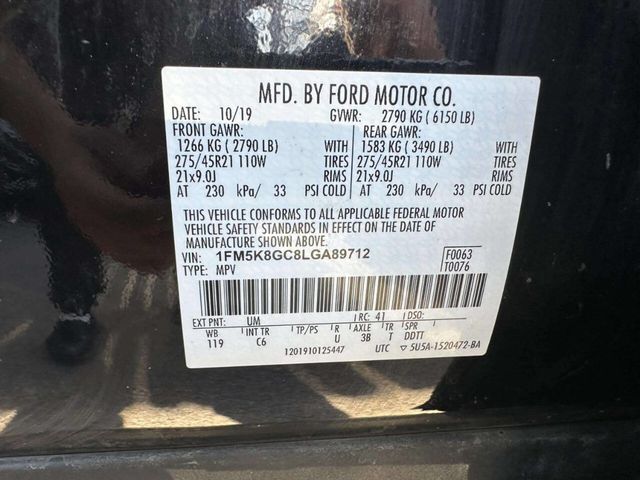 2020 Ford Explorer ST 4WD - 23044855 - 38