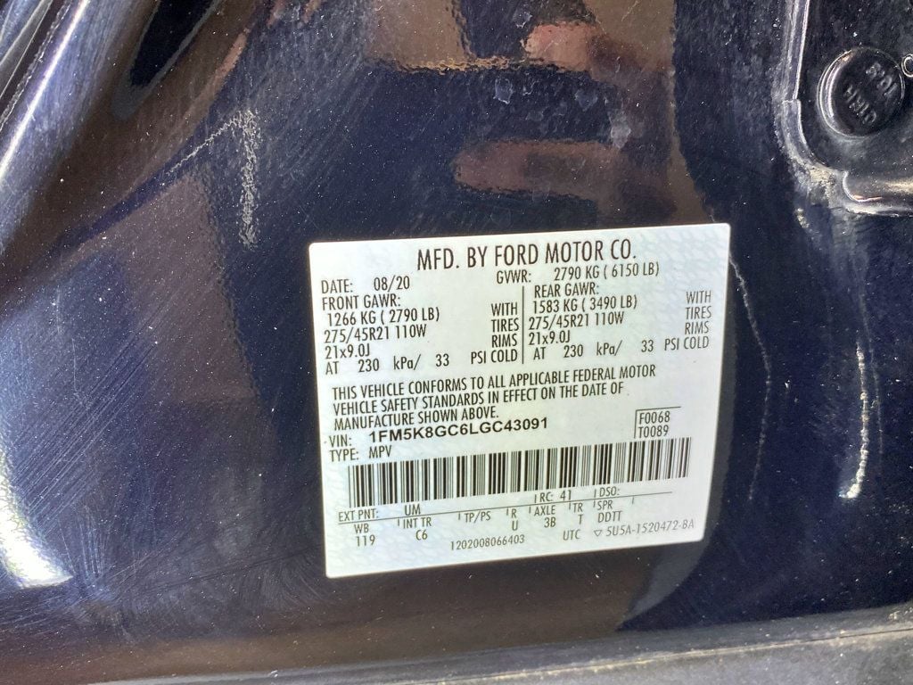 2020 Ford Explorer ST 4WD - 23001612 - 74