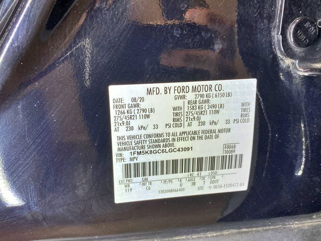 2020 Ford Explorer ST 4WD - 23001612 - 74