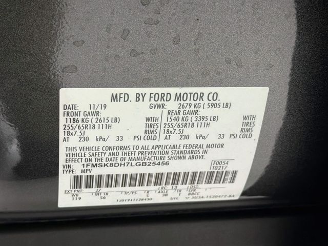 2020 Ford Explorer XLT 4WD - 23053845 - 33
